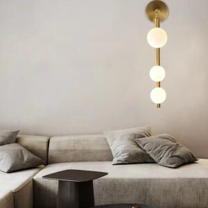 Three-Globe Wall Light