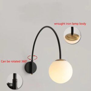 Arc Globe Wall Light