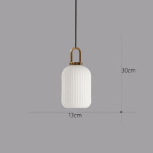 Ribbed Pendant Light