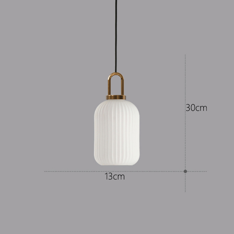 Ribbed Pendant Light